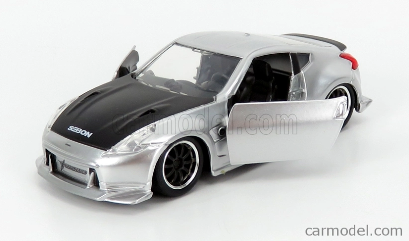 Jada Nissan Gisele's 370z Coupe (z34) 2008 - Fast & Furious 1:32 Stříbrná Černá