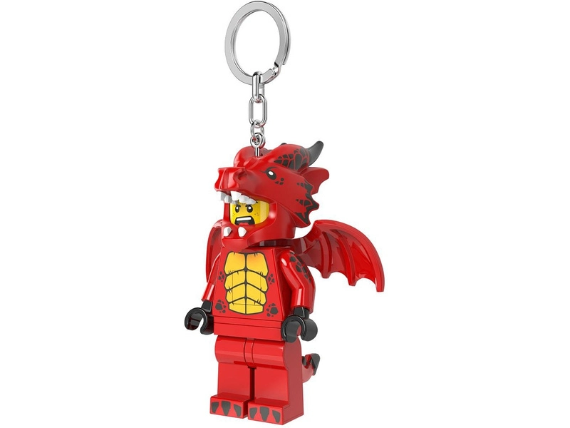LEGO svietiaca kľúčenka – Červený drak