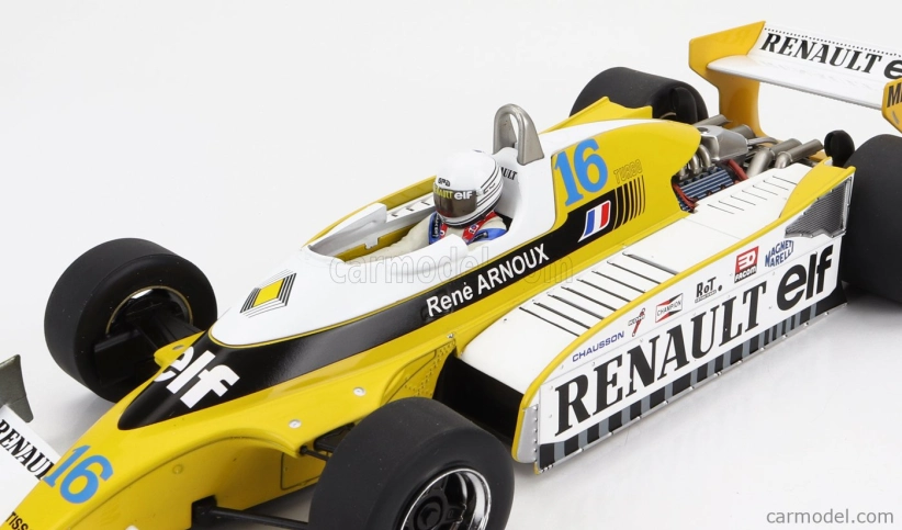 Mcg Renault F1 Rs10 Team Renault Elf N 16 British Gp 1979 Rene Arnoux 1:18, žlutá