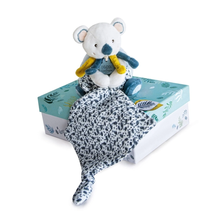 Doudou Dárková sada - plyšová koala Yoca a muchlánek