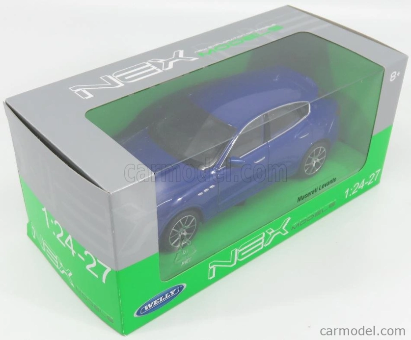 Welly Maserati Levante 2016 1:24 Modrá