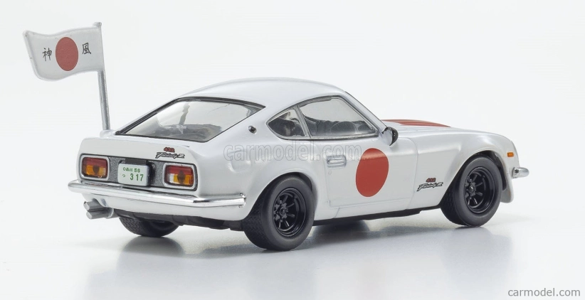 Kyosho Nissan Fairlady Z 432r 1972 - The Circuit Wolf - By Satoshi Ikezawa - Manga Movie 1:64 Bílá