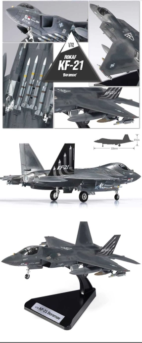 Model Kit lietadlo 12585 - ROKAF KF-21 "Boramae" (1:72)