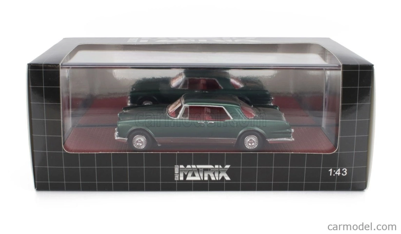 Matrix scale models Facel vega Excellence Ex2 1962 1:43 Zelená Se Stříbrnou
