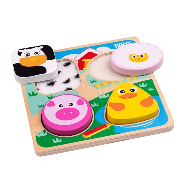 Tidlo Sensory puzzle farma - poškodený obal