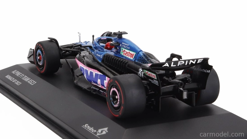 Solido Alpine F1 A523 Team Bwt Alpine N 31 3rd Monaco Gp 2023 Esteban Ocon 1:43 Blue Pink