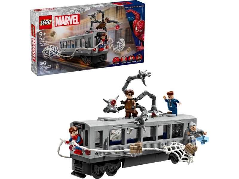 LEGO Marvel - Spider-Man vs. Doc Ock: scéna z metra