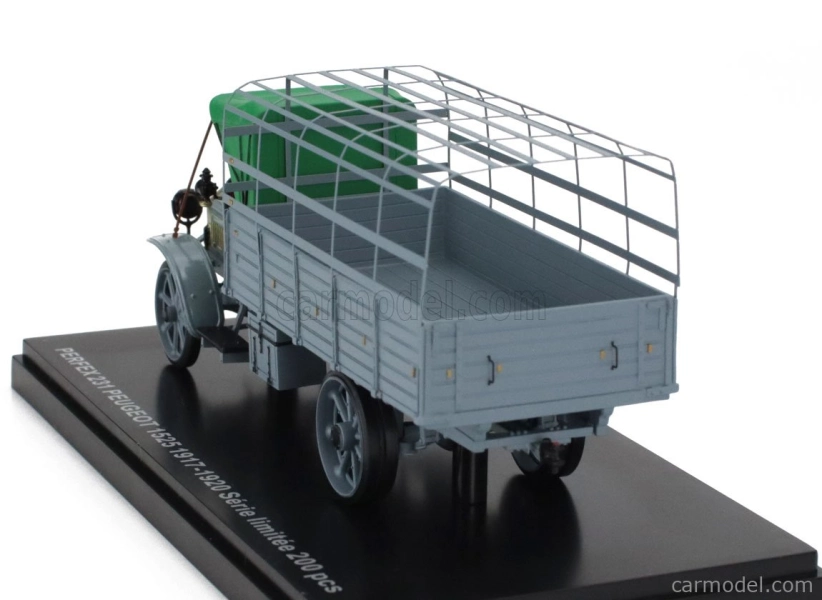 Perfex Peugeot 1525 Truck Cassonato 1917-1920 1:43 Sivá
