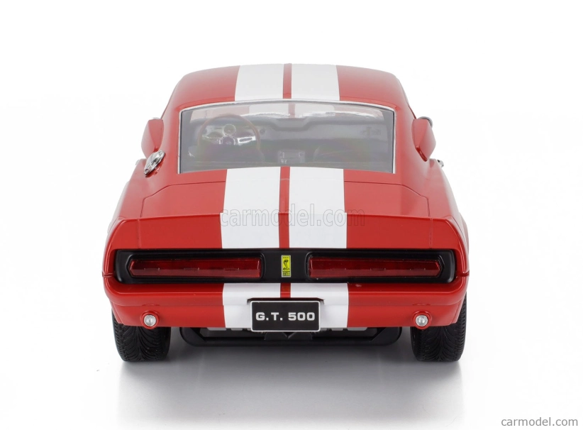 Kk-scale Ford usa Mustang Shelby Gt500 Eleanor Coupe 1967 1:12 červená biela