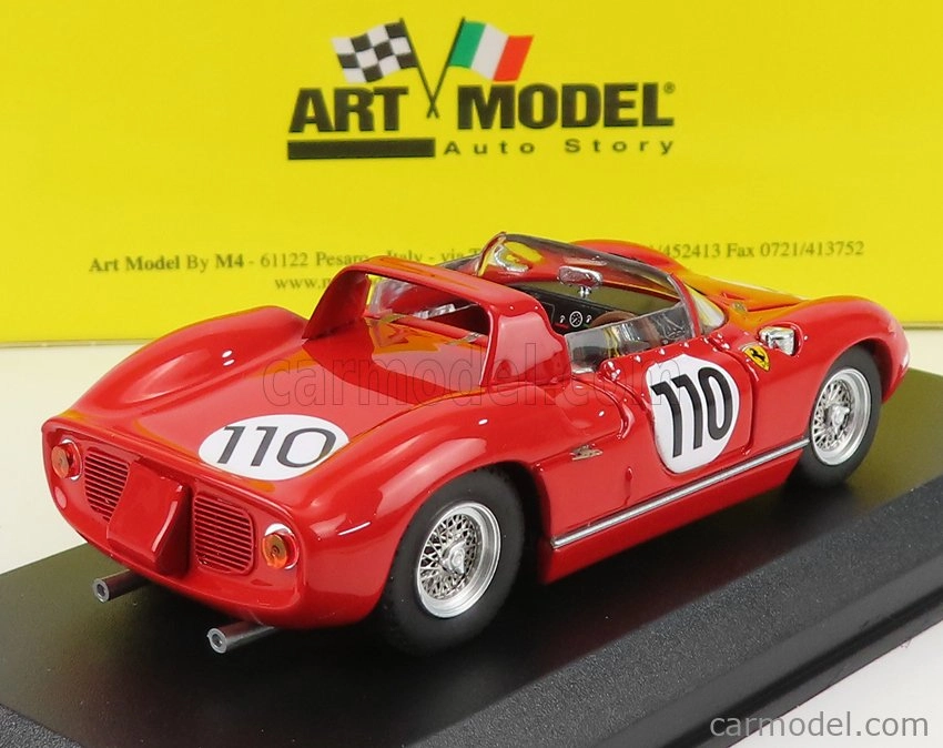 Art-model Ferrari 250p Ch.0812  N 110 1:43, červená