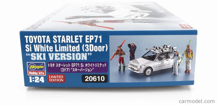 Hasegawa Toyota Starlet Ep71 Si Ski Version 1987 1:24 /