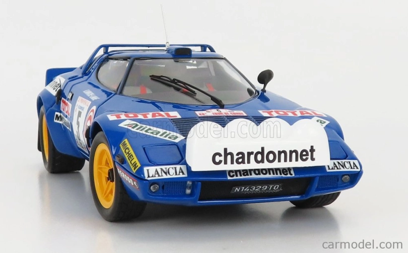 Kyosho Lancia Stratos Hf (night Version) N 5 1:18, modrá