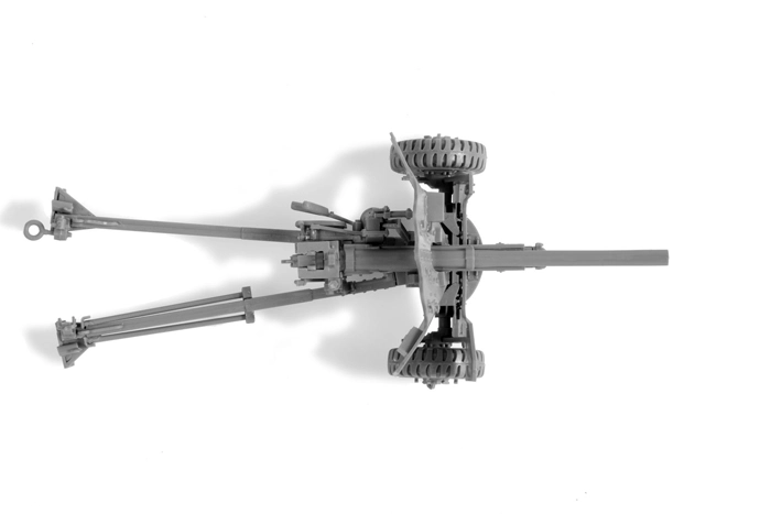 Zvezda Krupp British Anti Tank Gun Military 1:35 /