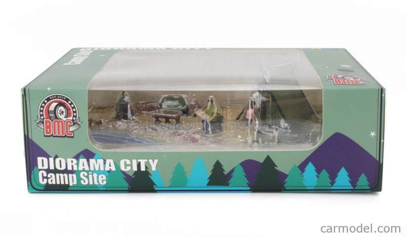 Bm-creations Accessories Diorama City Camp Site Whit Accessories And Figures 1:64 Různé