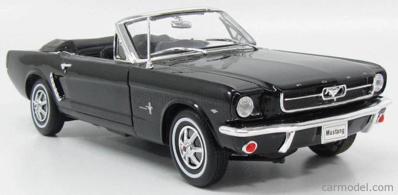 Welly Ford usa Mustang Cabriolet 1964 1:18 čierny