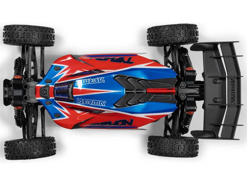 RC auto Arrma 1/8 Typhon 223S BLX 4WD RTR DSC, červená