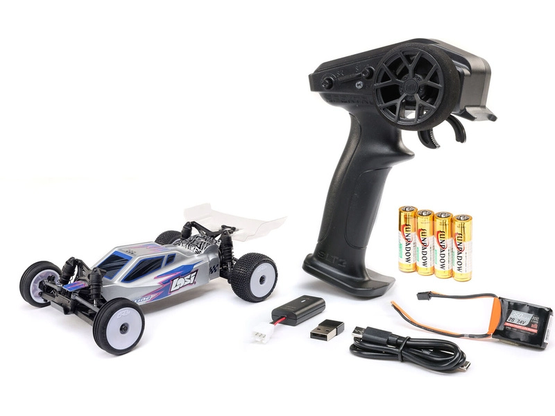 RC auto Losi Micro-B 1:24 RTR, biele