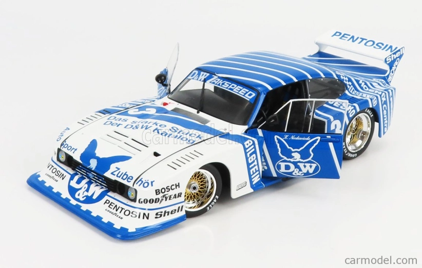 Werk83 Ford england Capri Turbo Gr.5 Zakspeed N 3 Drm 1982 Klaus Niedzwiedz 1:18 Biela Modrá