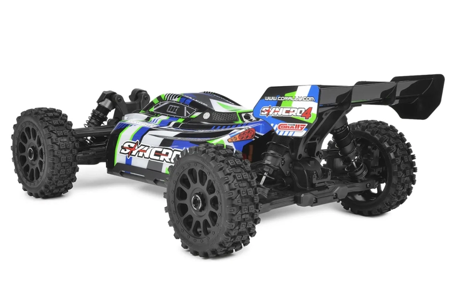 SYNCRO-4 - BUGGY 4WD 3-4S Brushless - RTR - 2026 zelená