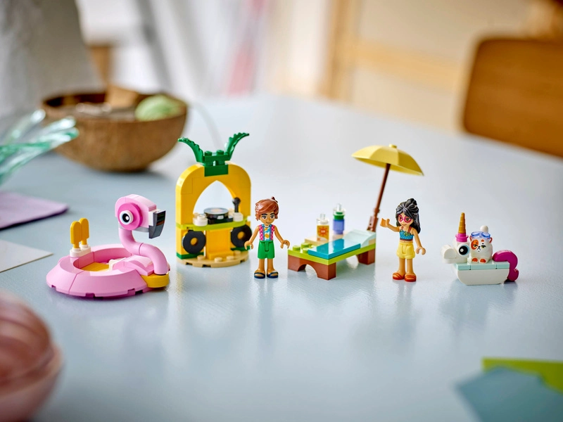 LEGO Friends - Zábava pri bazéne s jednorožcom a plameniakom