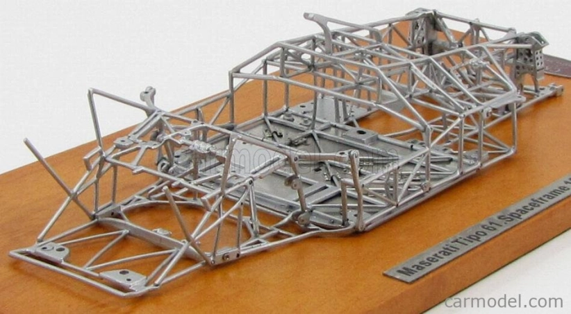 Cmc Maserati Telaio - Tipo 61 Birdcage Chassis 1960 1:18 Silver