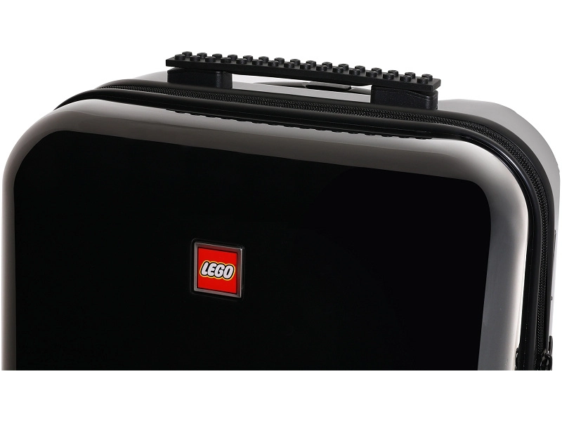 Cestovný kufor LEGO ColourBox s hlavou minifigúrky 20" - malinový