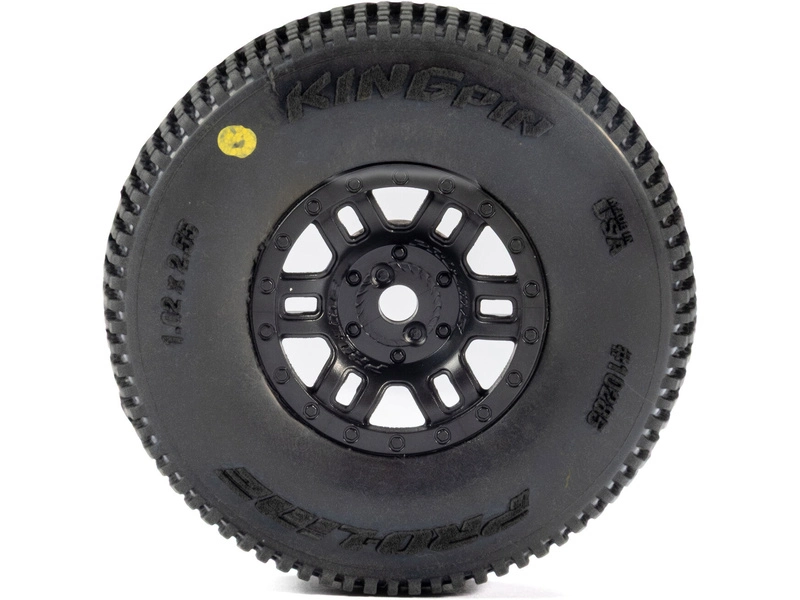 Pro-Line kolo 1:16, pneu King Pin, disk černý H12mm (4): Mojave Grom