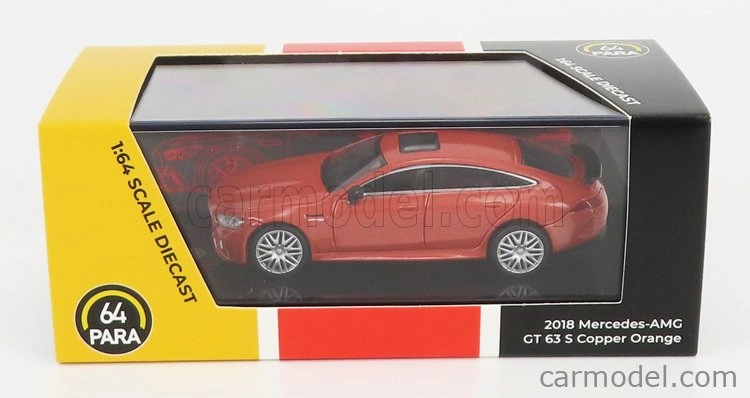 Paragon-models Mercedes benz Gt-class Gt63 S 2018 1:64 Tmavě Oranžová Met.
