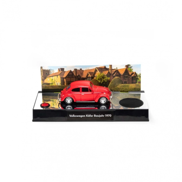 Franzis adventný kalendár VW Beetle so zvukom 1:43, červená