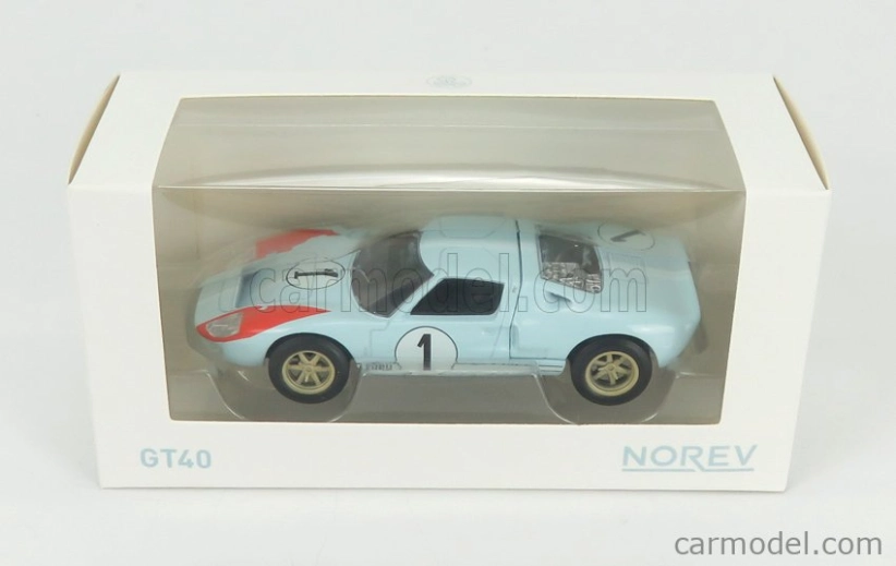 Norev Ford usa Gt40 Mkii 7.0l V8 Team Shelby American Inc. N 1 2nd (but Really Winner) 24h Le Mans 1966 K.miles - D.hulme 1:43 Světle Modrá