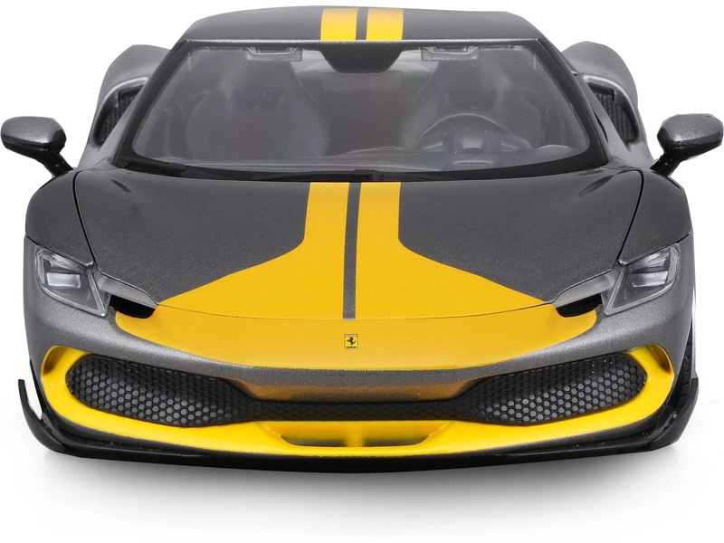 Bburago Ferrari 296 Gtb Assetto Fiorano 2022 1:18 Šedá Žlutá
