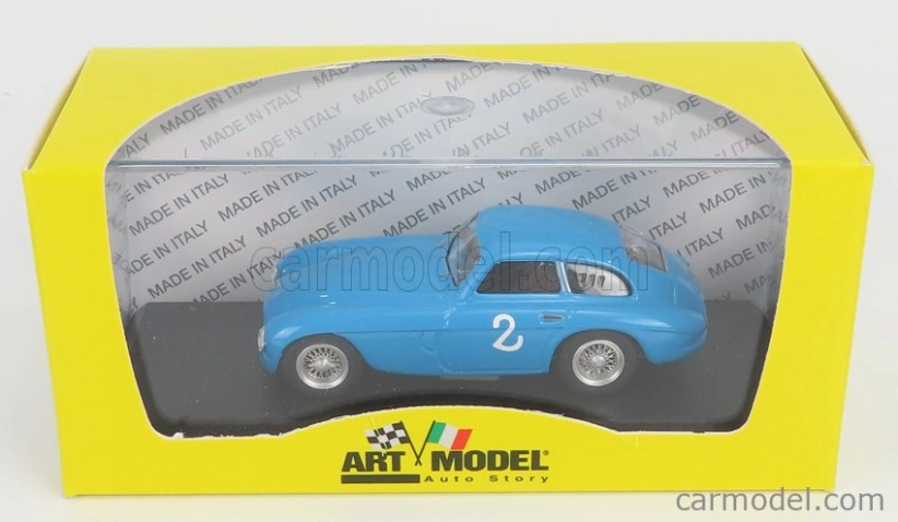 Art-model Ferrari 166mm Berlinetta Ch.0042 N 2 4th Circuito Do Porto 1950 Y.simon 1:43 Modrá