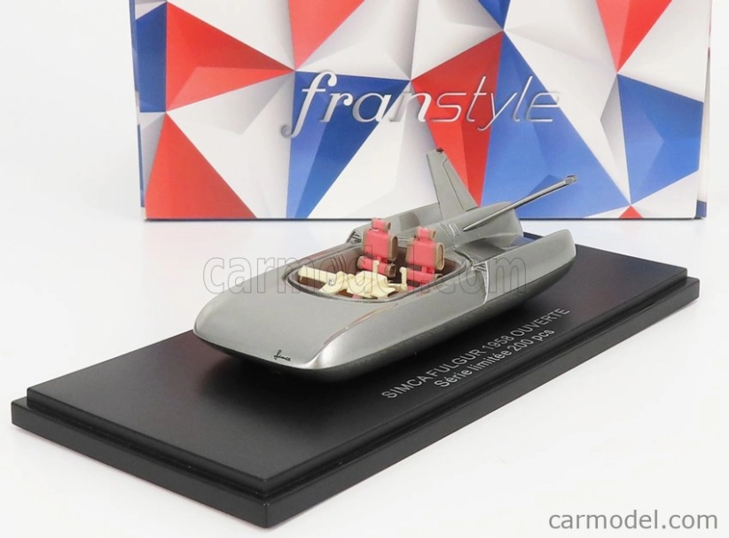 Franstyle Simca Fulgur Ouverte Open 1959 1:43 Striebro