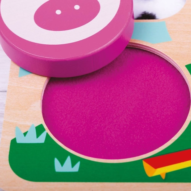Tidlo Sensory puzzle farma - poškodený obal