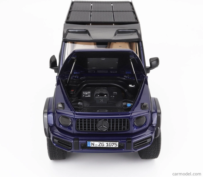 Nzg Mercedes benz G-class G63 4x4 Amg 2023 1:18 Mystic Blue