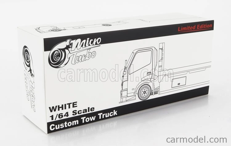 Peako Isuzu Custom Tow Truck 1993 Soccorso Stradale - Carro Attrezzi - Wrecker Road Service - Car Transporter 1:64 Bílá