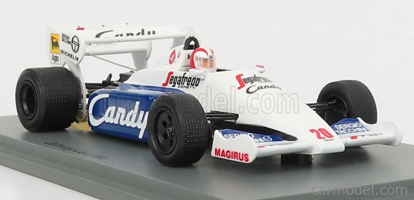 Spark-model Toleman F1 Tg184 Hart Turbo N 20 Monaco Gp 1984 J.cecotto 1:43 White Blue