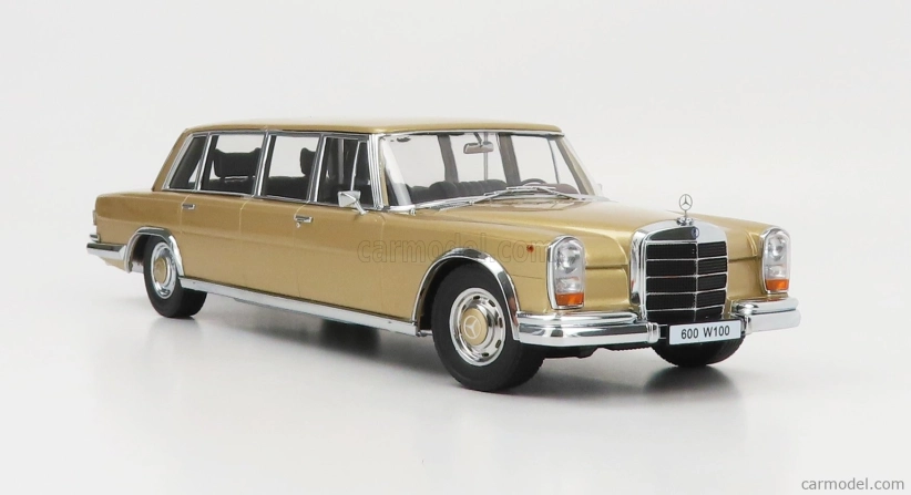 Mercedes benz triedy S 600 Lwb Pullman (w100) 1964 1:18 Gold Met