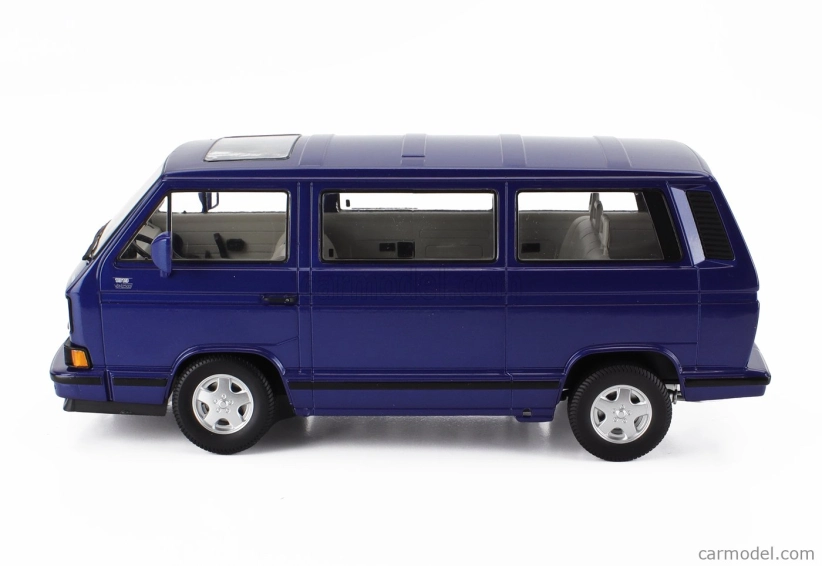 Volkswagen T3 Multivan Minibus v mierke Kk (posledná edícia) 1992 1:18 Blue Met