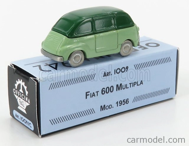 Officina-942 Fiat 600 Multipla 1956 1:76 2 Tóny Zelené