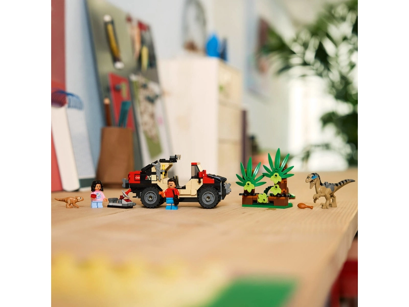 LEGO Jurský svet - Útek pred raptorom v terénnom aute