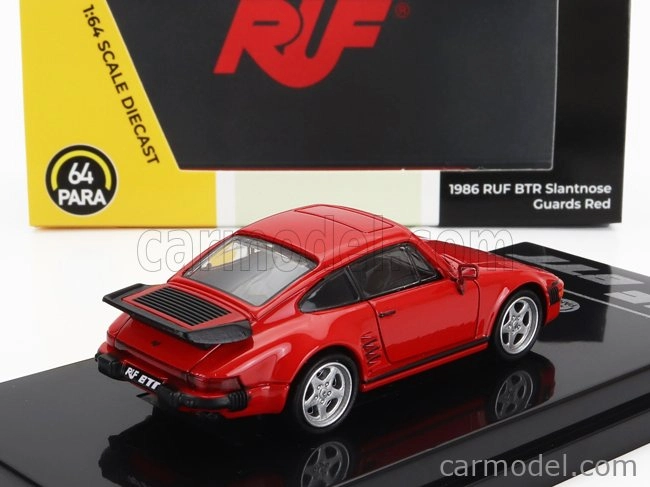 Paragon-models Porsche 911 930 Ruf Btr Slantnose Lhd 1986 1:64 červená