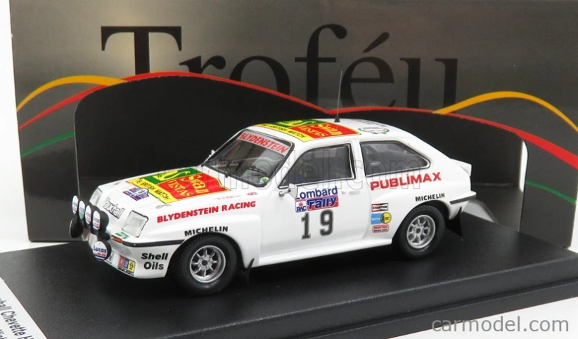 Trofeu Vauxhall Chevette Hsr (night Version) N 19 Rally Rac Lombard 1982 T.kaby - M.nicholson 1:43 Bílá