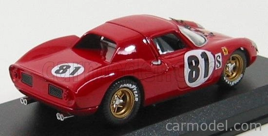 Najlepší model Ferrari 250lm N 81 Daytona 1968 Piper - Gregory 1:43 Red