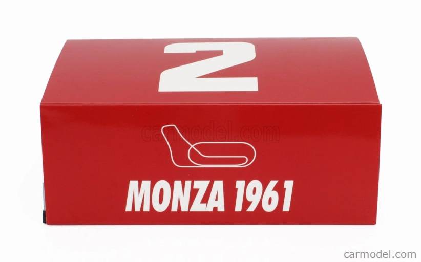 Brumm prom Ferrari F1 Diorama 156 N 2 Víťaz majstrovstiev sveta Taliansko Monza Gp s figúrkami 1961 Phil Hill 1:43 Červená