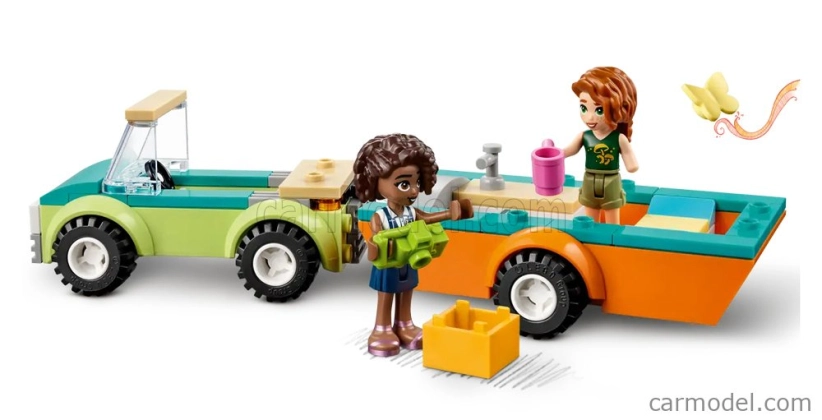 Lego Automobile Lego Friends - Camping Holiday - Auto s karavanem