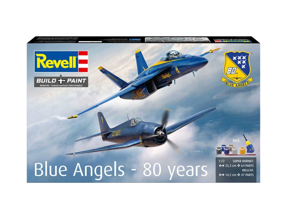 Gift-Set letadla 05613 - F/A-18E & Hellcat (Blue Angels) (80th Anniversary) (1:72)