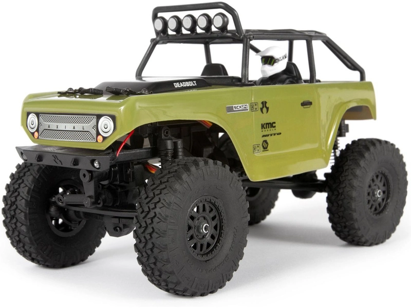 RC auto Axial SCX24 Deadbolt 1:24 4WD RTR, zelené