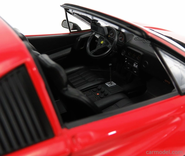 Kk-scale Ferrari 328 Gts Spider With Removable Hard-top 1985 1:18 Red