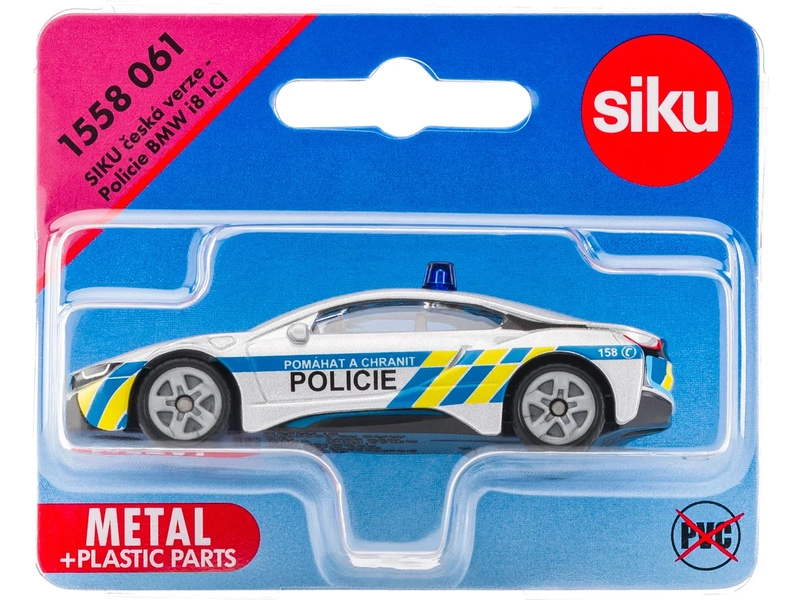 SIKU Blister – Polícia BMW i8 LCI (česká verzia) 1:50